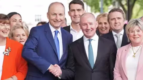 Le leader du Fianna Fáil, Micheál Martin, a soutenu la candidature de Jim Gavin à la présidence du parti.
