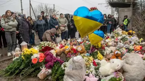 Une frappe russe sur la ville ukrainienne de Ternopil a fait au moins 31 morts cette semaine.
