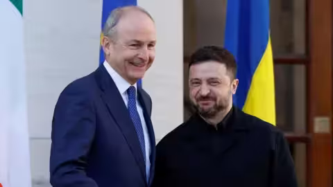 Micheál Martin a fait l'éloge de l'opération de sécurité lors de la visite de M. Zelensky en Irlande en début de semaine.