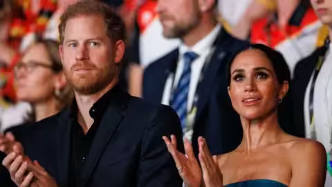 Le duc et la duchesse de Sussex, photographiés ici en 2023, vivent actuellement en Californie.
